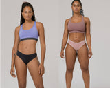 3x Hipster Period Proof Knicker Blush Set