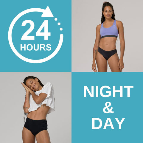 Night & Day Period Proof Pack (3 x Sleep Easy, 4 x Hipster)